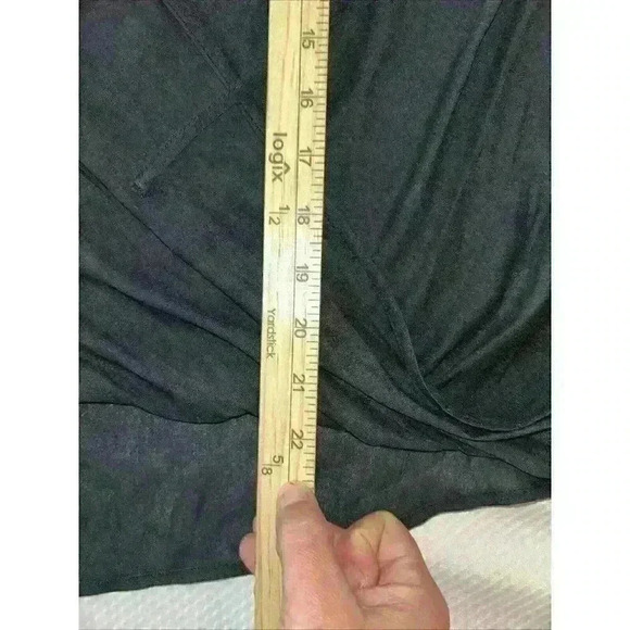 Anthropologie Maeve Black Cotton Cold Shoulder Long Sleeve Blouse Small - Picture 8 of 10